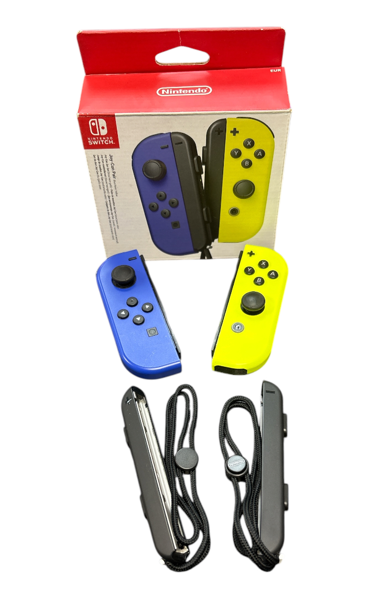 Pre-owned Nintendo Switch Joy-Con Controllers Blue & Neon Yellow